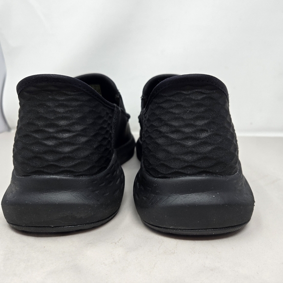 Skechers Mens Slip In Loafers Sz 10 Relaxed Fit Black Leather Parson-Oswin main image 9